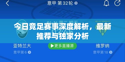 今日竞足赛事深度解析，最新推荐与独家分析