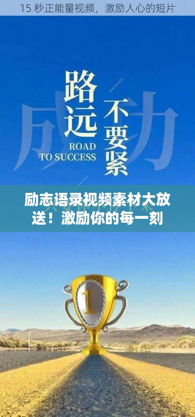 励志语录视频素材大放送！激励你的每一刻