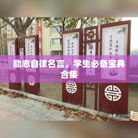 励志自律名言，学生必备宝典合集