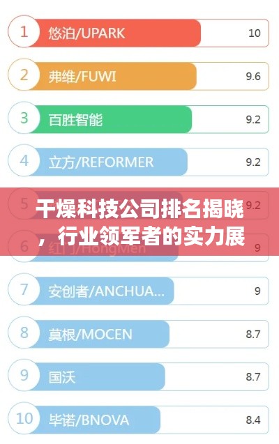 干燥科技公司排名揭晓，行业领军者的实力展现！