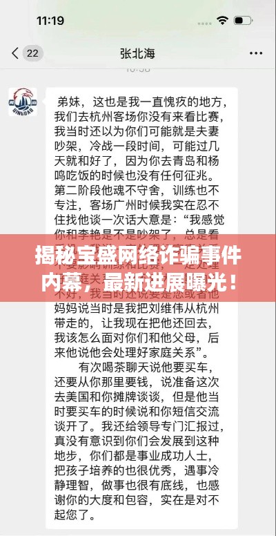揭秘宝盛网络诈骗事件内幕，最新进展曝光！