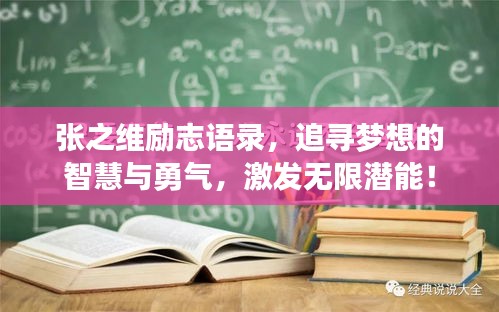 张之维励志语录，追寻梦想的智慧与勇气，激发无限潜能！