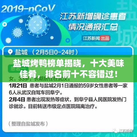 盐城烤鸭榜单揭晓，十大美味佳肴，排名前十不容错过！